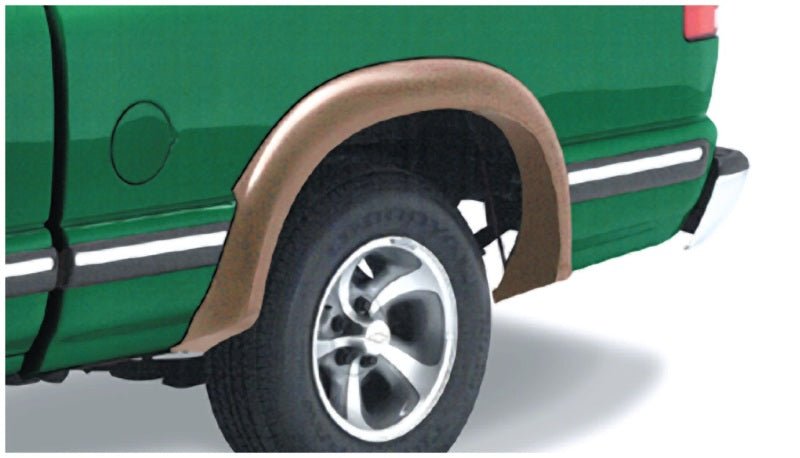 Bushwacker 94-03 Chevy S10 Extend-A-Fender Style Flares 2pc 73.1/89.0in Bed - Black - Crew Original