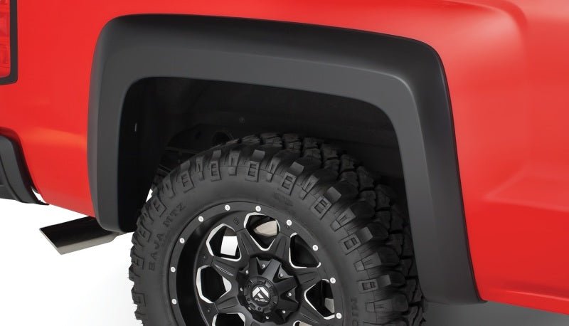 Bushwacker 94-03 Chevy S10 Extend-A-Fender Style Flares 2pc 73.1/89.0in Bed - Black - Crew Original
