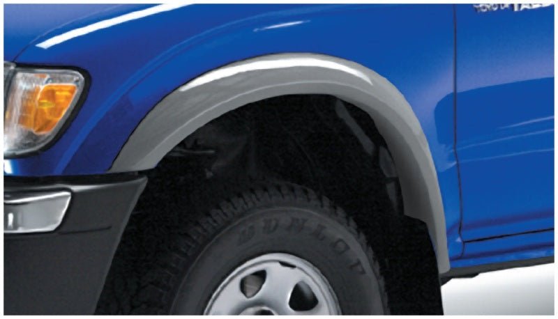 Bushwacker 95-00 Toyota Tacoma Fleetside Extend-A-Fender Style Flares 4pc w/ 4WD Only - Black - Crew Original