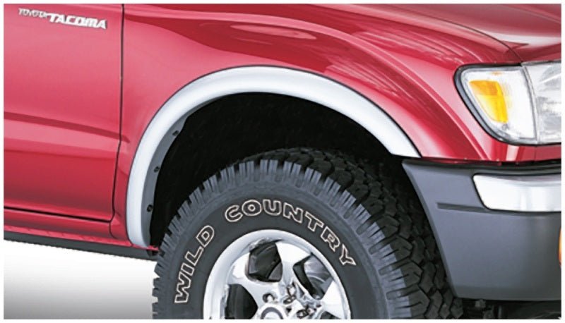 Bushwacker 95-04 Toyota Tacoma Fleetside OE Style Flares 4pc 74.5in Bed w/ 4WD Only - Black - Crew Original