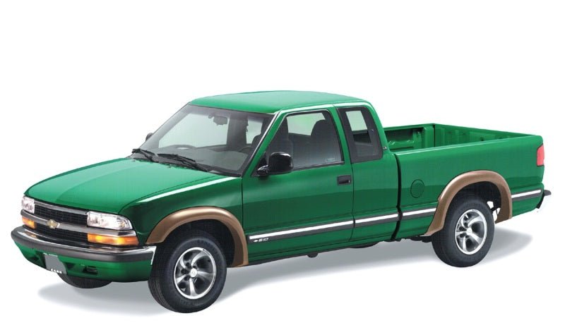 Bushwacker 95-05 Chevy Blazer Extend-A-Fender Style Flares 4pc Excludes ZR2 Flare Package - Black - Crew Original