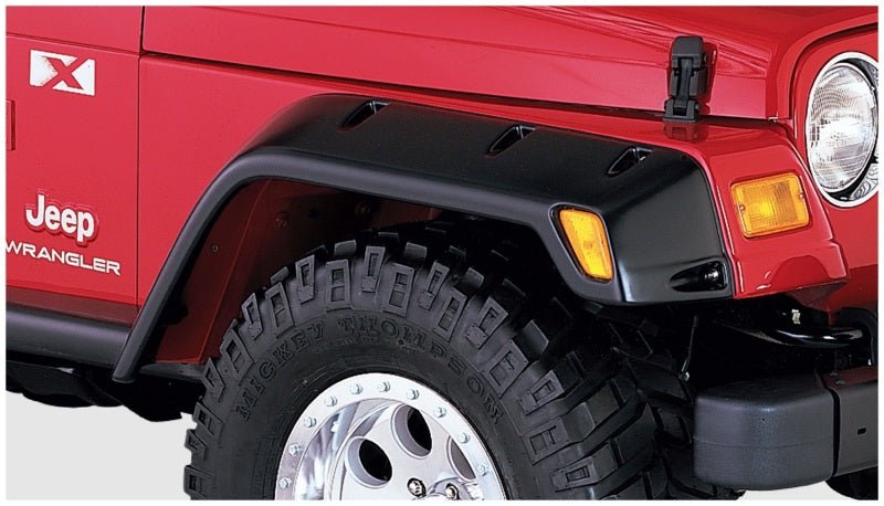 Bushwacker 97-06 Jeep TJ Max Pocket Style Flares 2pc - Black - Crew Original