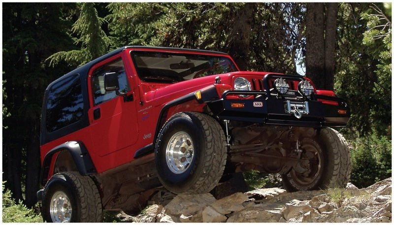 Bushwacker 97-06 Jeep TJ Max Pocket Style Flares 4pc - Black - Crew Original