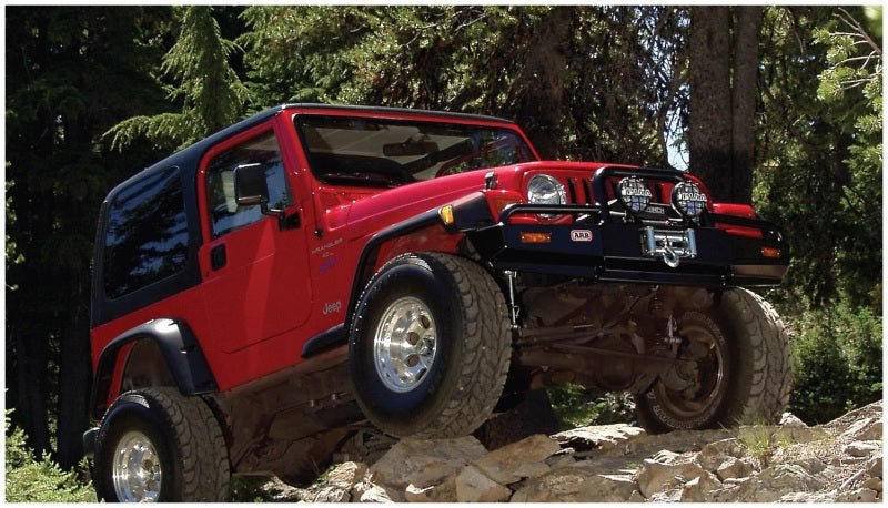 Bushwacker 97-06 Jeep TJ Max Pocket Style Flares 4pc - Black - Crew Original