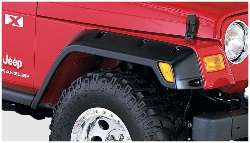 Bushwacker 97-06 Jeep TJ Pocket Style Flares 2pc - Black - Crew Original