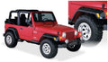 Bushwacker 97-06 Jeep TJ Pocket Style Flares 4pc - Black - Crew Original