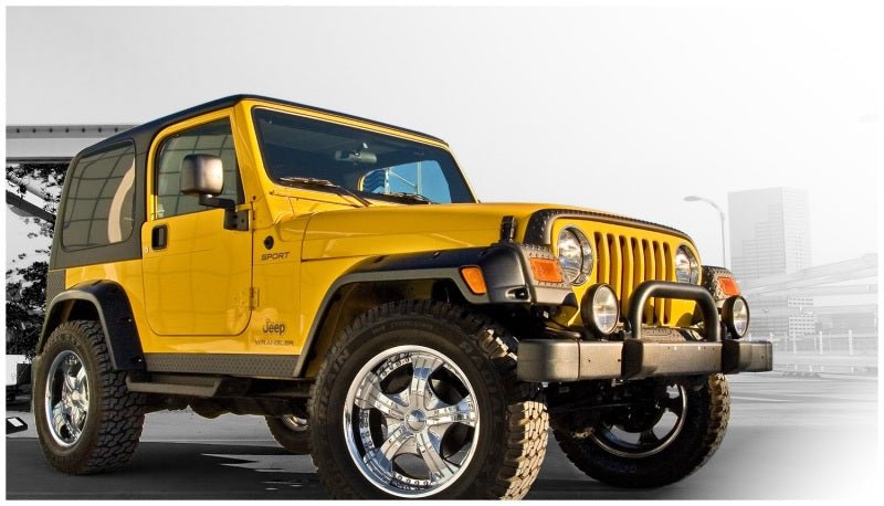 Bushwacker 97-06 Jeep TJ Pocket Style Flares 4pc - Black - Crew Original