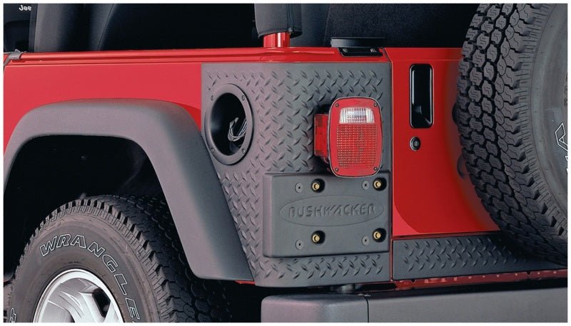 Bushwacker 97-06 Jeep Wrangler Trail Armor Rear Corners - Black - Crew Original