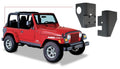 Bushwacker 97-06 Jeep Wrangler Trail Armor Rear Corners - Black - Crew Original