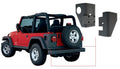 Bushwacker 97-06 Jeep Wrangler Trail Armor Rear Corners - Black - Crew Original