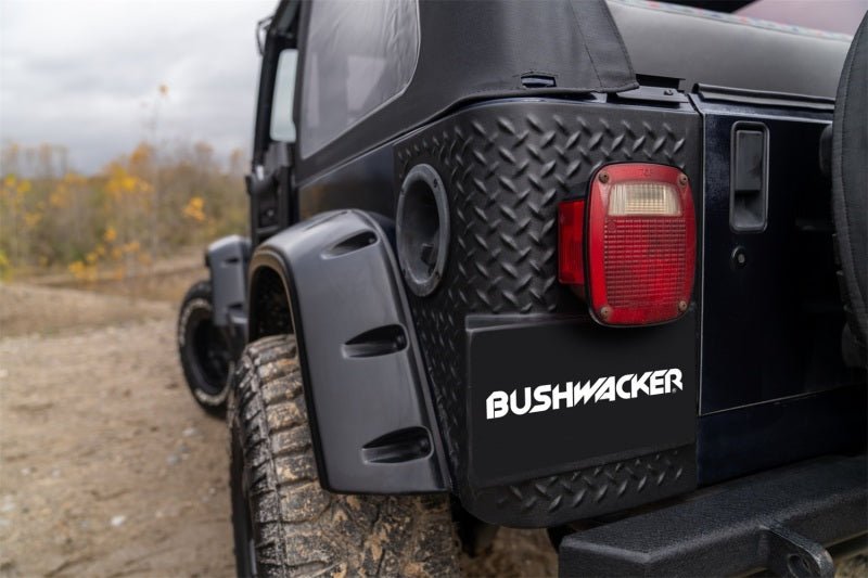 Bushwacker 97-06 Jeep Wrangler Trail Armor Rear Corners - Black - Crew Original