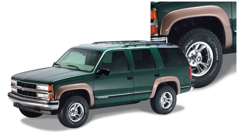 Bushwacker 97-99 Chevy Tahoe OE Style Flares 4pc 4-Door Only - Black - Crew Original