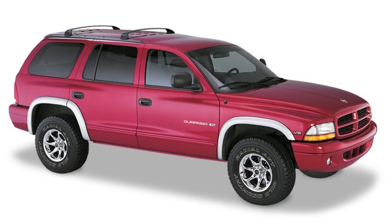 Bushwacker 98-03 Dodge Durango Extend-A-Fender Style Flares 4pc - Black - Crew Original