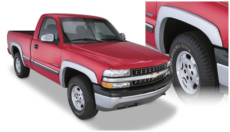 Bushwacker 99-02 Chevy Silverado 1500 Fleetside OE Style Flares 4pc 78.0/96.0in Bed - Black - Crew Original