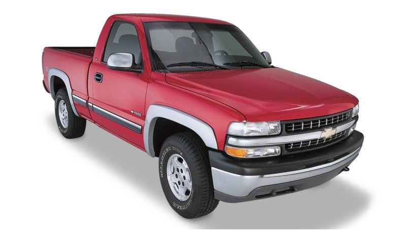 Bushwacker 99-02 Chevy Silverado 1500 Fleetside OE Style Flares 4pc 78.0/96.0in Bed - Black - Crew Original