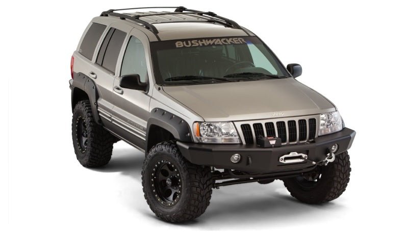 Bushwacker 99-04 Jeep Grand Cherokee Cutout Style Flares 4pc - Black - Crew Original