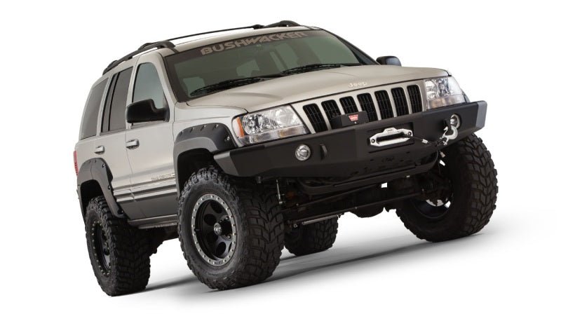 Bushwacker 99-04 Jeep Grand Cherokee Cutout Style Flares 4pc - Black - Crew Original