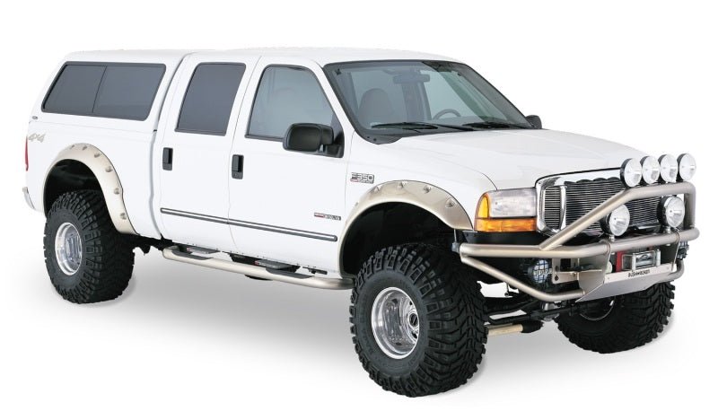 Bushwacker 99-07 Ford F-250 Super Duty Cutout Style Flares 2pc - Black - Crew Original