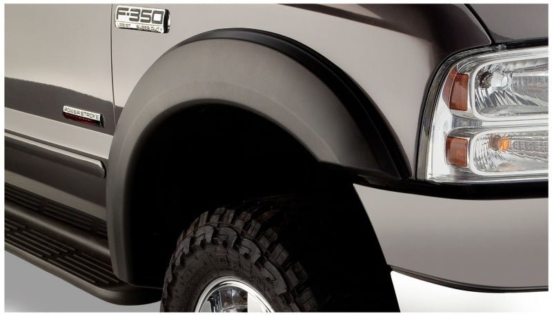 Bushwacker 99-07 Ford F-250 Super Duty Styleside Extend-A-Fender Style Flares 4pc - Black - Crew Original