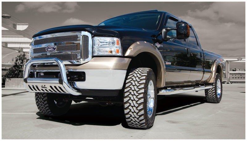 Bushwacker 99-07 Ford F-250 Super Duty Styleside Pocket Style Flares 4pc 81.0/96.0in Bed - Black - Crew Original