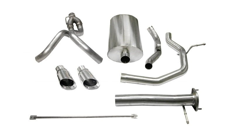 Corsa 03-06 Chevrolet SSR 5.3L V8 Polished Sport Cat-Back Exhaust - Crew Original