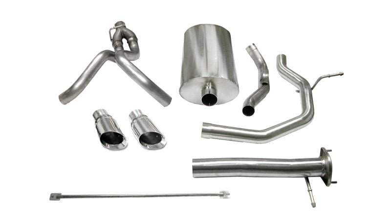Corsa 03-06 Chevrolet SSR 5.3L V8 Polished Sport Cat-Back Exhaust - Crew Original