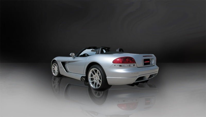 Corsa 03-10 Dodge Viper 8.3L Polished Sport Cat-Back Exhaust (2.5in Inlet for Use w/ Stock Conv.) - Crew Original