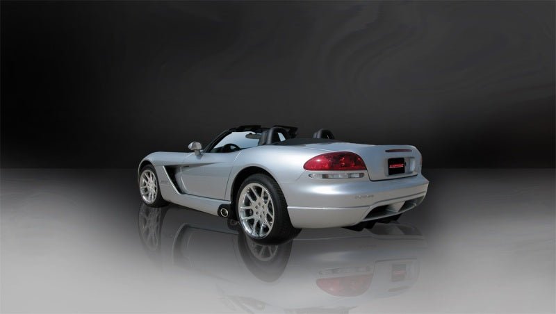 Corsa 03-10 Dodge Viper 8.3L Polished Sport Cat-Back Exhaust (2.5in Inlet for Use w/ Stock Conv.) - Crew Original