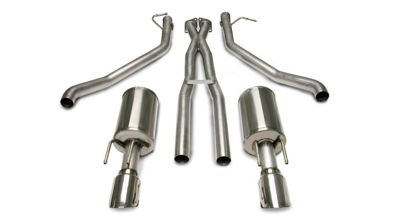 Corsa 05-06 Pontiac GTO 6.0L V8 2.5in Sport Cat-Back + XPipe Exhaust Polished Tips - Crew Original
