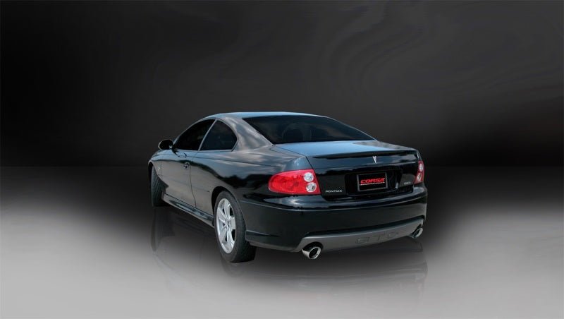 Corsa 05-06 Pontiac GTO 6.0L V8 2.5in Sport Cat-Back + XPipe Exhaust Polished Tips - Crew Original