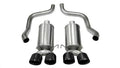 Corsa 05-08 Chevrolet Corvette C6 6.0L V8 Black Xtreme Axle-Back Exhaust - Crew Original