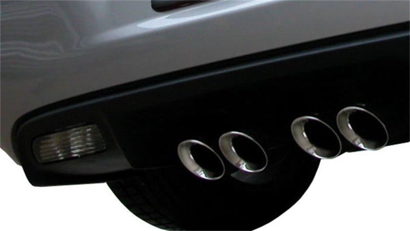 Corsa 05-08 Chevrolet Corvette C6 6.0L V8 Polished Sport Axle-Back Exhaust - Crew Original