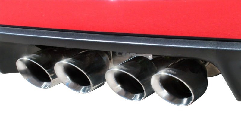 Corsa 05-08 Chevrolet Corvette C6 6.0L V8 Polished Xtreme Axle-Back Exhaust - Crew Original
