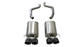 Corsa 05-08 Chevrolet Corvette (C6) 6.0L/6.2L Black Xtreme Axle-Back Exhaust w/4.5in Tips - Crew Original