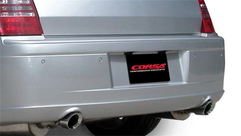 Corsa 05-10 Dodge Charger No Towing Hitch R/T 5.7L V8 Polished Xtreme Cat-Back Exhaust - Crew Original