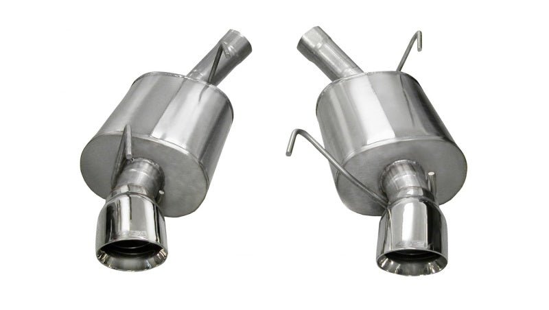 Corsa 05-10 Ford Mustang Shelby GT500 5.4L V8 Polished Sport Axle-Back Exhaust - Crew Original