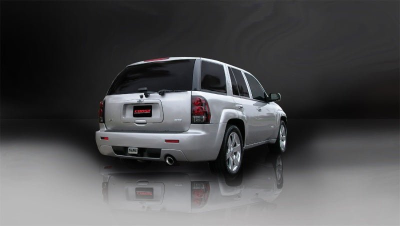 Corsa 06-08 Chevrolet Trailblazer SS 6.0L V8 Polished Sport Cat-Back Exhaust - Crew Original