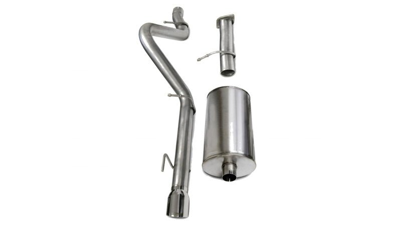 Corsa 06-08 Chevrolet Trailblazer SS 6.0L V8 Polished Sport Cat-Back Exhaust - Crew Original