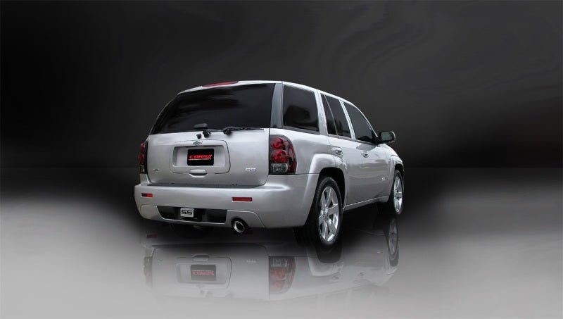 Corsa 06-08 Chevrolet Trailblazer SS 6.0L V8 Polished Sport Cat-Back Exhaust - Crew Original