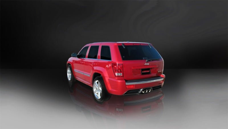Corsa 06-10 Jeep Grand Cherokee 6.1L V8 Polished Sport Cat-Back Exhaust - Crew Original