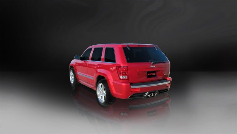 Corsa 06-10 Jeep Grand Cherokee 6.1L V8 Polished Sport Cat-Back Exhaust - Crew Original