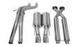 Corsa 06-10 Jeep Grand Cherokee 6.1L V8 Polished Sport Cat-Back Exhaust - Crew Original