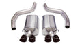 Corsa 06-13 Chevrolet Corvette C6 Z06 7.0L V8 Black Sport Axle-Back Exhaust - Crew Original