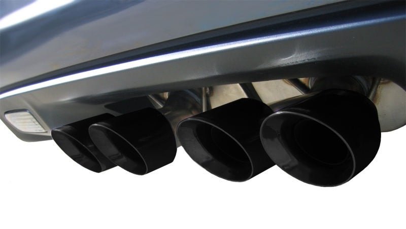 Corsa 06-13 Chevrolet Corvette C6 Z06 7.0L V8 Black Sport Cat-Back Exhaust - Crew Original