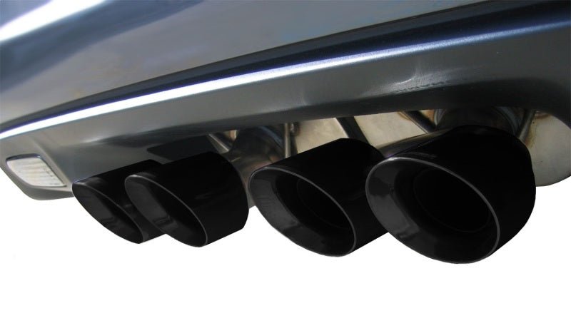 Corsa 06-13 Chevrolet Corvette C6 Z06 7.0L V8 Black Sport Cat-Back Exhaust - Crew Original