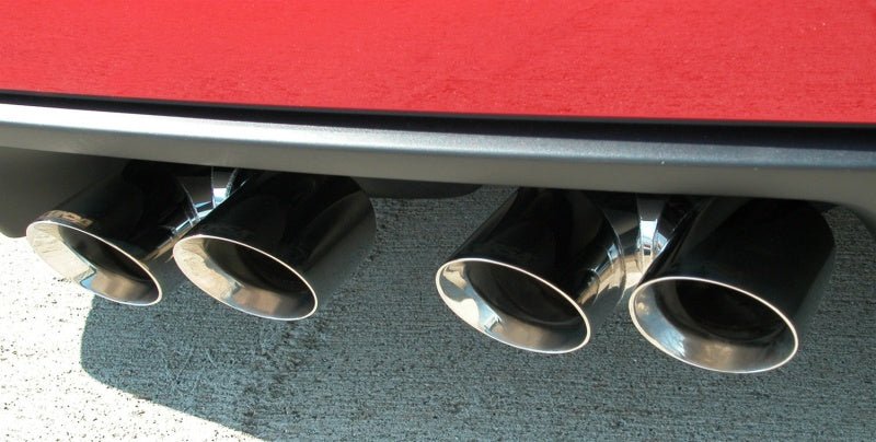 Corsa 06-13 Chevrolet Corvette C6 Z06 7.0L V8 Polished Sport Axle-Back Exhaust - Crew Original
