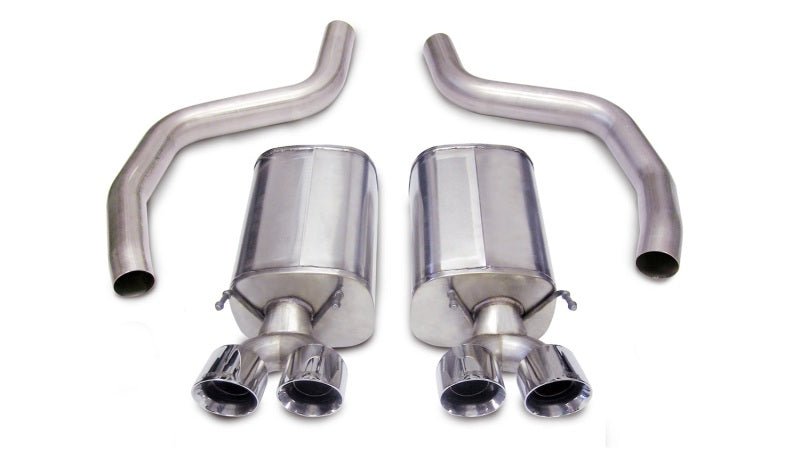 Corsa 06-13 Chevrolet Corvette C6 Z06 7.0L V8 Polished Sport Axle-Back Exhaust - Crew Original