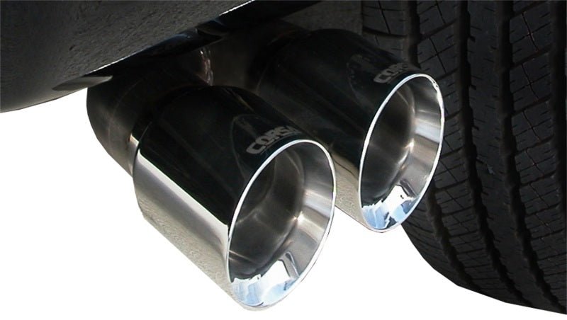 Corsa 07-08 Chevrolet Suburban 1500 5.3L V8 Polished Sport Cat-Back Exhaust - Crew Original