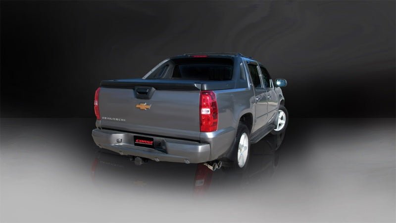 Corsa 07-08 Chevrolet Suburban 1500 5.3L V8 Polished Sport Cat-Back Exhaust - Crew Original