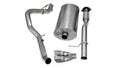 Corsa 07-08 Chevrolet Suburban 1500 5.3L V8 Polished Sport Cat-Back Exhaust - Crew Original
